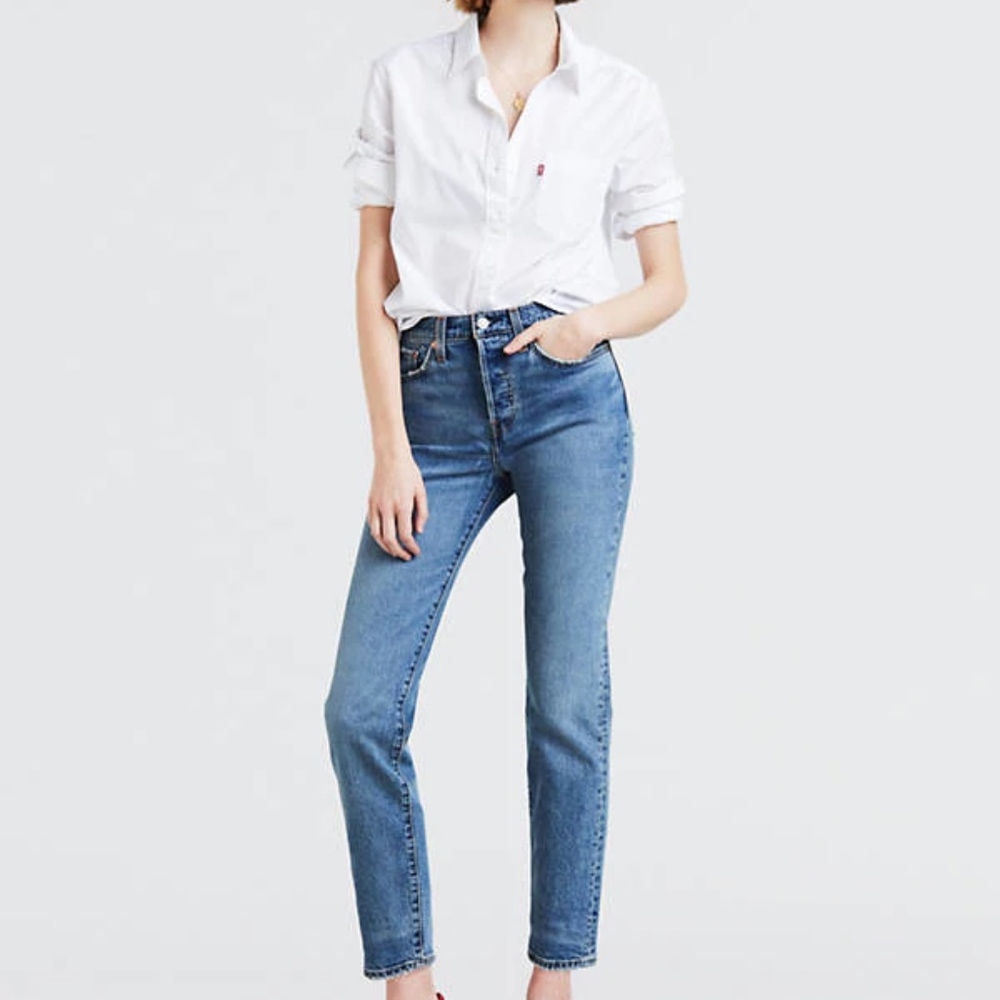 Levi's Wedgie Size 28 Medium Wash (These Dreams)